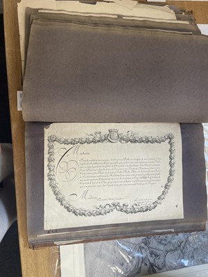 Lot 15 - Old Master Prints and Engravings. A folio album of Dutch, Italian and English prints and engravings