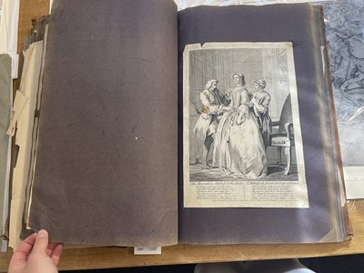 Lot 15 - Old Master Prints and Engravings. A folio album of Dutch, Italian and English prints and engravings