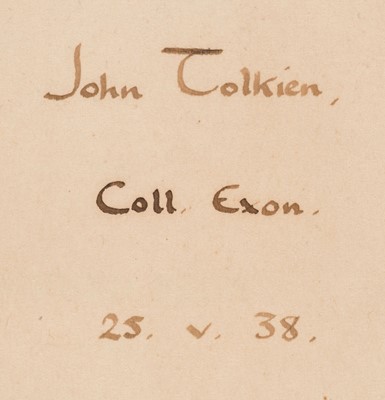 Lot 290 - Tolkien (John Francis Reuel 1917-2003), Etymologisches Wörterbuch..., (by) Sigmund Feist...
