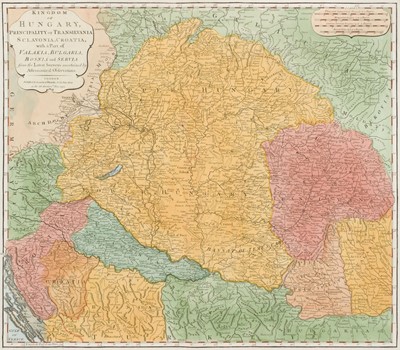 Lot 111 - Hungary. Laurie (Robert & James Whittle, publishers), Kingdom of Hungary..., 1794