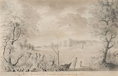 Lot 159 - After William Ashford (1746-1824). Bally-Finn landscape, circa 1800