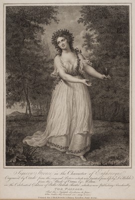 Lot 168 - Conde (John, 1767-1794). Signora Storace in the Character of Euphrosyne, June 16 1791