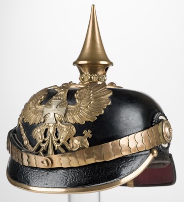 Lot 303 - Pickelhaube. A Prussian Senior NCO pickelhaube, circa 1897