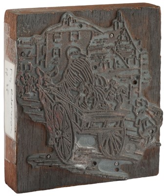 Lot 80 - Printing Blocks. The Tale of Little Pig Robinson printing blocks, 1930
