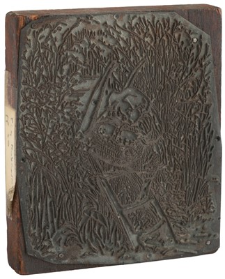 Lot 80 - Printing Blocks. The Tale of Little Pig Robinson printing blocks, 1930