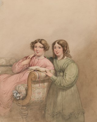 Lot 208 - Scrap Album. A good Victorian scrap album, circa 1860