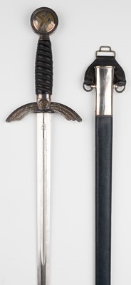 Lot 394 - Luftwaffe. A WWII German 1st pattern Luftwaffe Officer's sword by Carl Eickhorn, Solingen