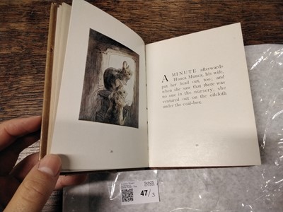 Lot 47 - Potter (Beatrix). The Tale of Two Bad Mice, 1st American edition, 1908, & 2 others, in glassine