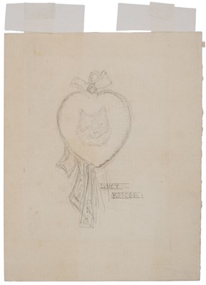 Lot 121 - Potter (Beatrix, 186-1943). Bookplate design for Lucy Roscoe, the artist's aunt