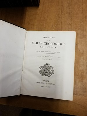 Lot 106 - France. Dufrenoy (Pierre A. & Elie de Beaumont, Leonce). Carte Geologique de France..., 1841