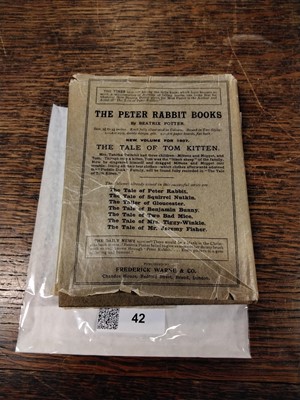 Lot 42 - Potter (Beatrix). The Tale of Tom Kitten, 1st edition, 1907
