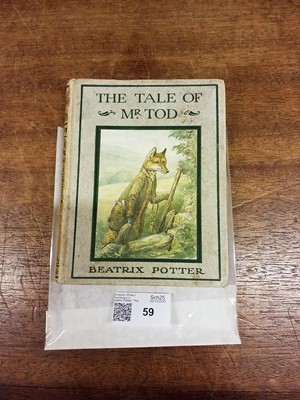 Lot 59 - Potter (Beatrix). The Tale of Mr. Tod, 1st edition, 1912