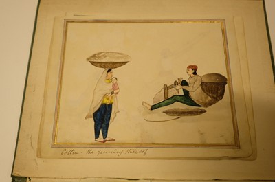 Lot 17 - Company School. A collection of 24 watercolours of Indian street sellers..., 1819-1829