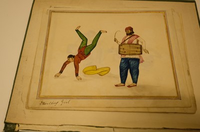 Lot 17 - Company School. A collection of 24 watercolours of Indian street sellers..., 1819-1829