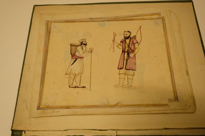 Lot 17 - Company School. A collection of 24 watercolours of Indian street sellers..., 1819-1829