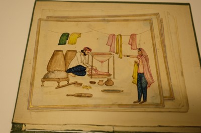 Lot 17 - Company School. A collection of 24 watercolours of Indian street sellers..., 1819-1829