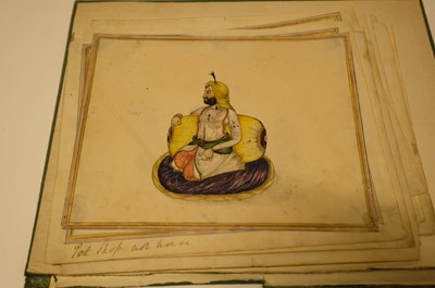 Lot 17 - Company School. A collection of 24 watercolours of Indian street sellers..., 1819-1829
