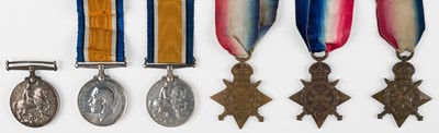 Lot 216 - Irish medals. 1914 Star (10351 Pte. P. Gavaghan. R. Innis. Fus.) and others