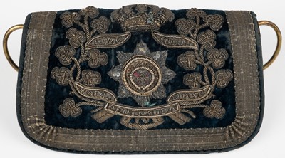 Lot 469 - Royal Irish Dragoon Guards. A scarce dress pouch of the 4th Royal Irish Dragoon Guards