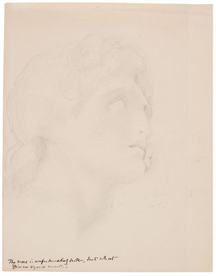 Lot 98 - Richmond (William Blake, 1842-1921). Study of a classical statue, late 19th-century
