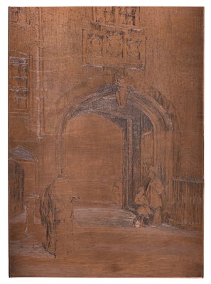 Lot 335 - Sparks (Nathaniel, 1880-1956). 6 original copper plates engraved by Nathaniel Sparks