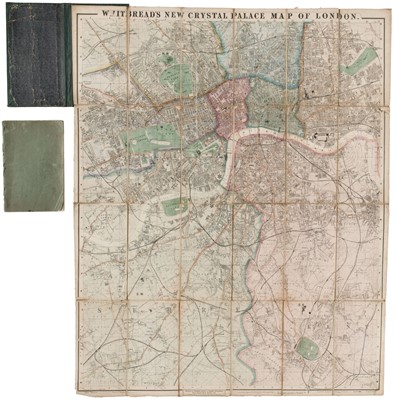 Lot 117 - London. Letts (Thomas, publisher), Whitbread's New Crystal Palace Map of London, 1878