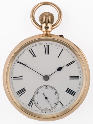 Lot 737 - Pocket watch. An 18ct gold open face pocket watch