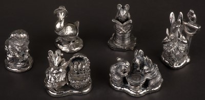 Lot 158 - Border Fine Arts Figures. Beatrix Potter Characters, circa 1990
