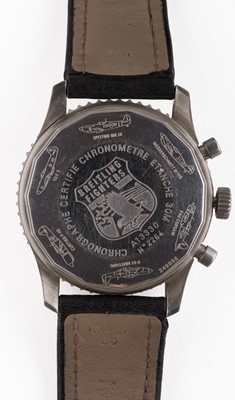 Lot 146 - Pilots watch. Breitling Navitimer chronometer wristwatch belonging to Ray Hanna, A13330, No 2264