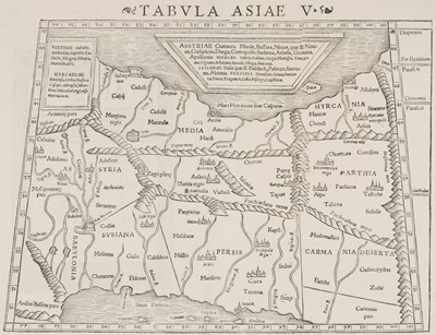 Lot 227 - Persia. Munster (Sebastian). Tabula Asiae V, Basel: Heinrich Petri, circa 1550