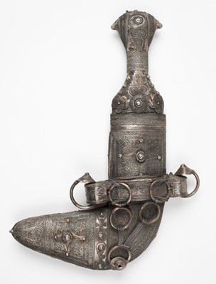 Lot 389 - Jambiya. An Arab jambiya knife