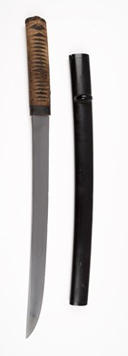 Lot 444 - Wakizashi. A Japanese wakizashi, 19th century