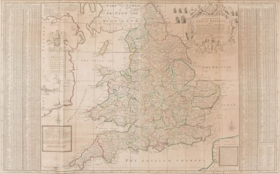 Lot 186 - England & Wales. Moll (Herman), The South part of Great Britain..., 1710