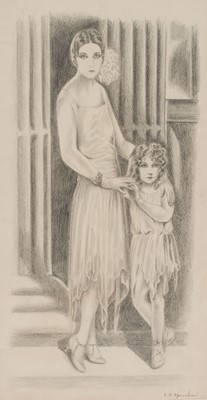 Lot 501 - Openshaw (Olive, active circa 1929-1950). Fashion designs, a group of 7 drawings