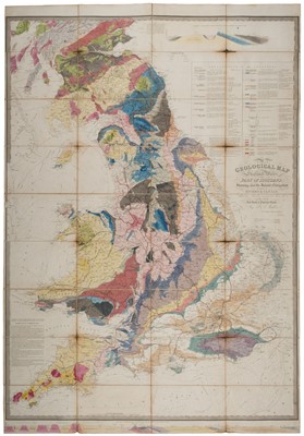 Lot 448 - England & Wales. Walker (J. & C.), A Geological Map..., 1837