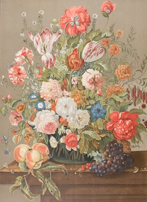 Lot 282 - Nigg (Joseph). Bouquets of Flowers, 18 large floral chromolithographs, circa 1945-48