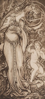 Lot 103 - Shields (Frederick, 1833-1911). Britomart, from Edmund Spenser's The Faerie Queene, circa 1890