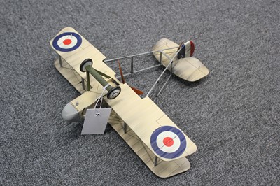 Lot 47 - Aircraft model. A WWI RAF Airco DH.2. 7907 model aircraft