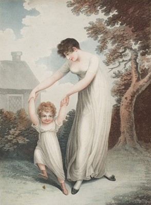 Lot 247 - Buck (Adam, after). Four engravings of mothers and their children, circa 1810