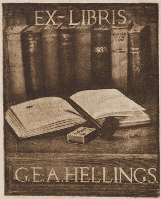 Lot 380 - British and American Bookplates. Collection of approximately 190 ex-libris