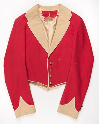Lot 380 - Argyll and Sutherland Highlanders. A late Victorian red cloth mess jacket