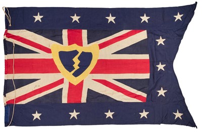 Lot 405 - Anglo-American Telegraph Company. A rare cotton flag, 19th century