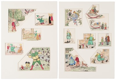Lot 618 - Attributed to Mary Tourtel (1897-1940). Rupert and Friends