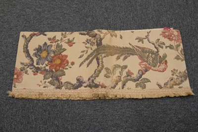 Lot 508 - Pelmet. A country house chintz pelmet, & others