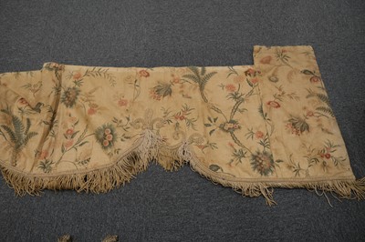 Lot 508 - Pelmet. A country house chintz pelmet, & others