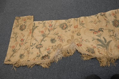 Lot 508 - Pelmet. A country house chintz pelmet, & others