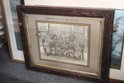 Lot 10 - Aviation prints. A collection of 15 signed aviation prints and framed and glazed material
