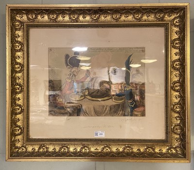 Lot 233 - Gillray (James). [The Plumb Pudding in Danger..., 1805]