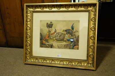 Lot 233 - Gillray (James). [The Plumb Pudding in Danger..., 1805]