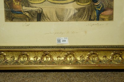 Lot 233 - Gillray (James). [The Plumb Pudding in Danger..., 1805]